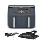 Ninja Dual Zone Airfryer met 2 lades en 6 functies - 9.5L - DZ400EUCYD - Marineblauw