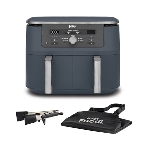 Ninja Dual Zone Airfryer met 2 lades en 6 functies - 9.5L - DZ400EUCYD - Marineblauw