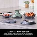 Ninja CRISPi 4-in-1 Airfryer met glazen vershoudschalen - Groen - FN101EUSG