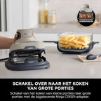 Ninja CRISPi 4-in-1 Airfryer met glazen vershoudschalen - Grijs - FN101EUST