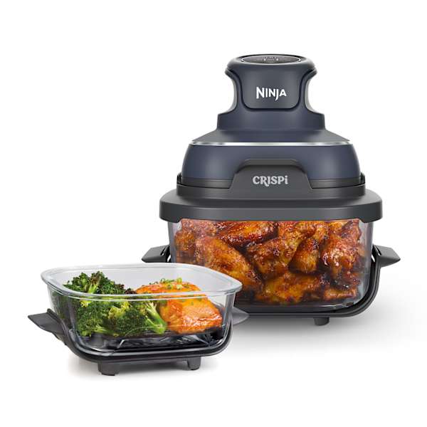 Ninja CRISPi 4-in-1 Airfryer met glazen vershoudschalen - Antraciet - FN101EUGY