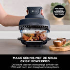 Ninja CRISPi 4-in-1 Airfryer met glazen vershoudschalen - Antraciet - FN101EUGY