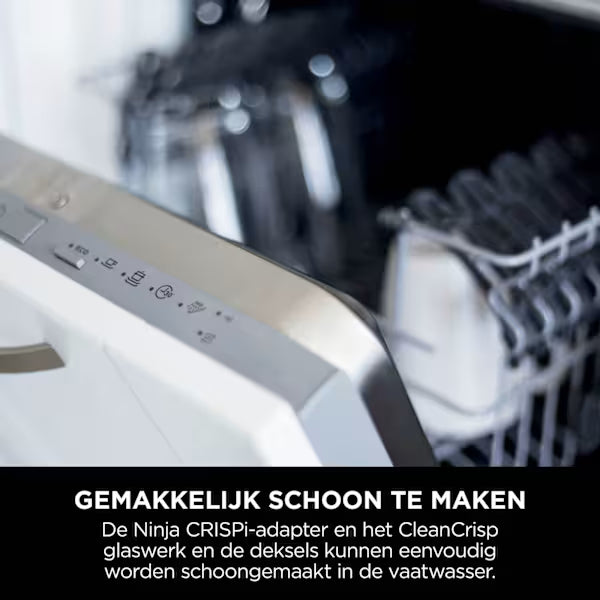 Ninja CRISPi 4-in-1 Airfryer met glazen vershoudschalen - Antraciet - FN101EUGY