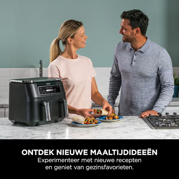 Ninja Foodi Dual Zone Airfryer met 2 lades en 4 functies - 7.6L - AF200EU