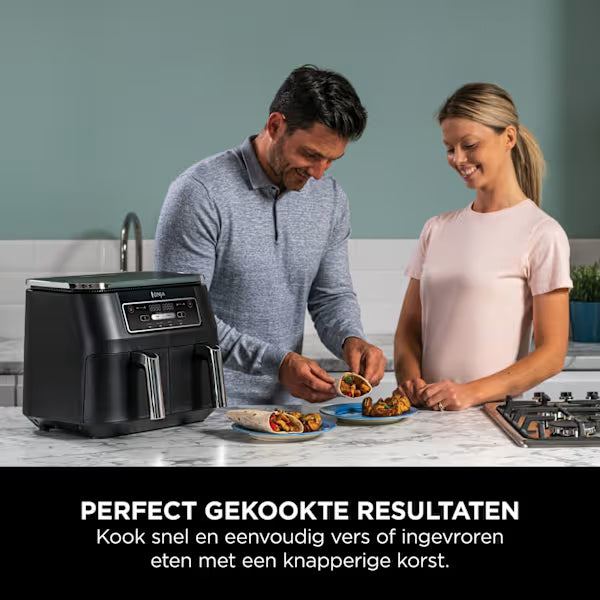 Ninja Foodi Dual Zone Airfryer met 2 lades en 4 functies - 7.6L - AF200EU