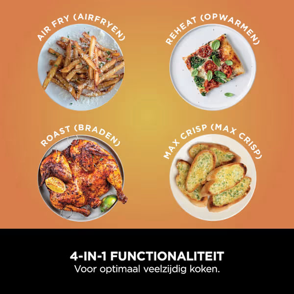 Ninja Foodi Dual Zone Airfryer met 2 lades en 4 functies - 7.6L - AF200EU