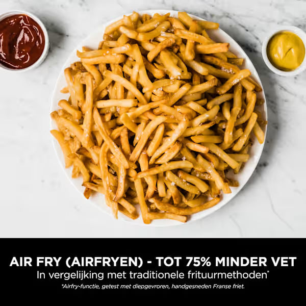 Ninja Foodi Dual Zone Airfryer met 2 lades en 4 functies - 7.6L - AF200EU