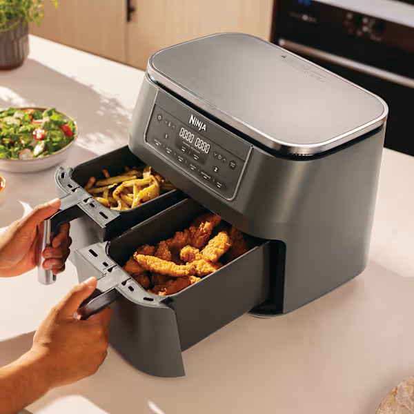 Ninja Dual Zone Airfryer met 2 lades en 6 functies - 7.6L - DZ300EU