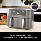 Ninja Dual Zone Airfryer met 2 lades en 6 functies - 9.5L - DZ400EU