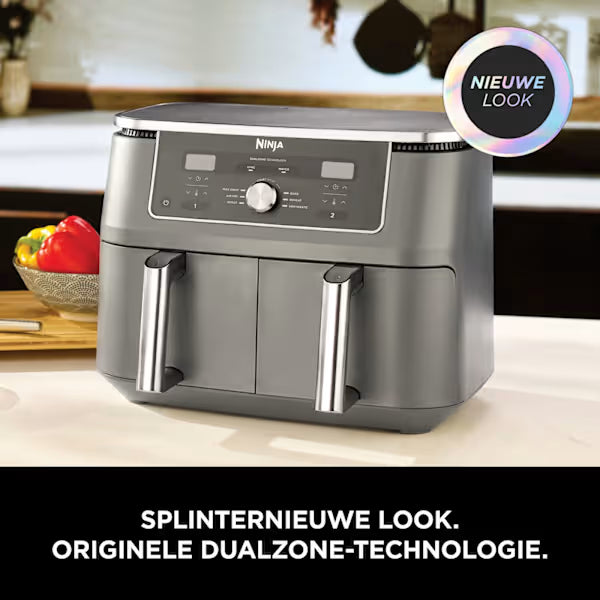 Ninja Dual Zone Airfryer met 2 lades en 6 functies - 9.5L - DZ400EU