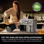 Ninja Dual Zone Airfryer met 2 lades en 6 functies - 9.5L - DZ400EU