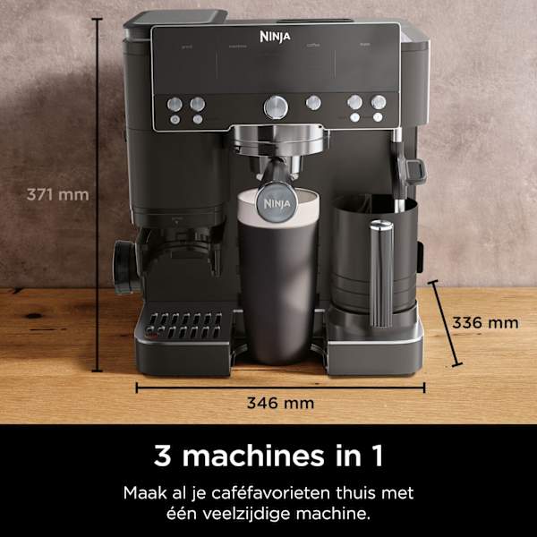Ninja Luxe Café Premier Espresso Machine - Zwart - ES601EUBK