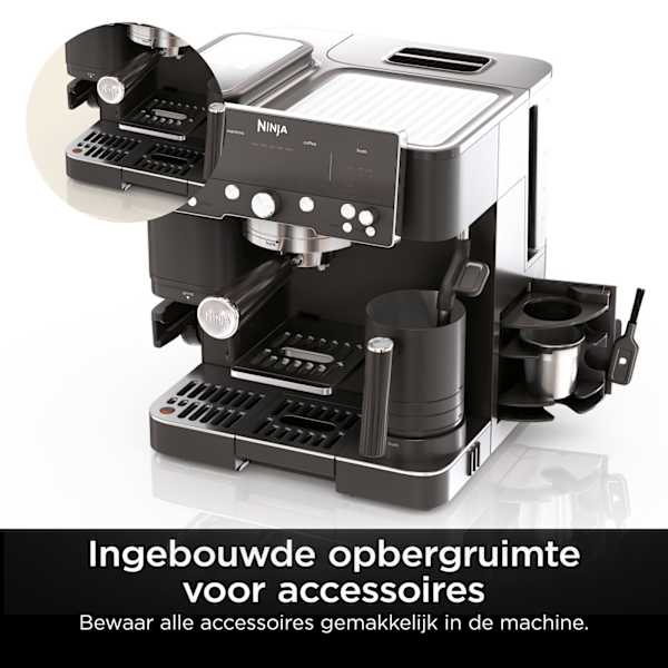 Ninja Luxe Café Premier Espresso Machine - Zwart - ES601EUBK