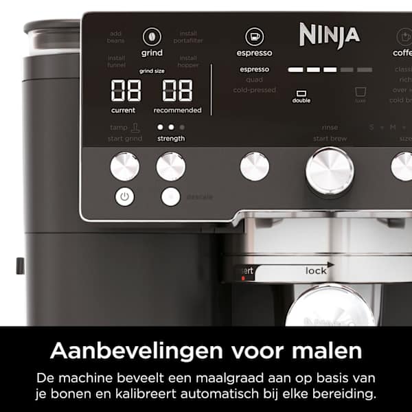 Ninja Luxe Café Premier Espresso Machine - Zwart - ES601EUBK