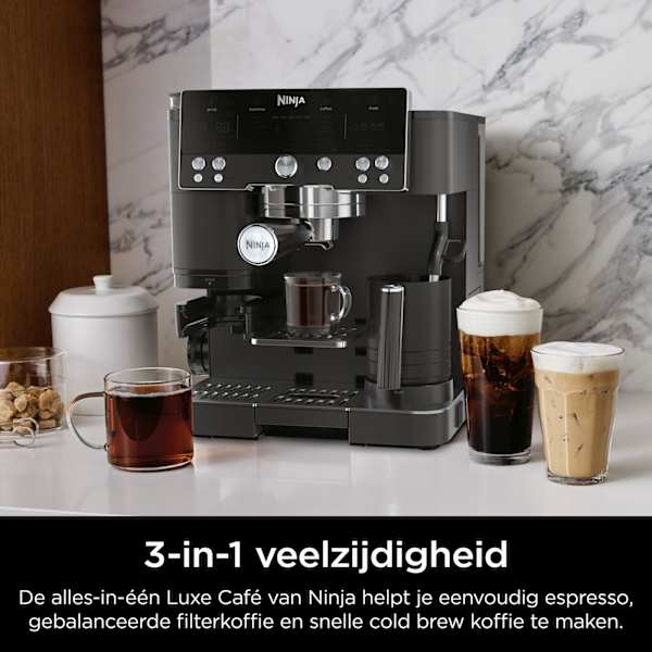Ninja Luxe Café Premier Espresso Machine - Zwart - ES601EUBK