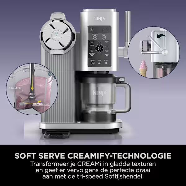 Ninja CREAMi Spin 13-in-1 (Soft)ijsmachine - NC701BU