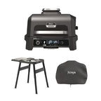 Ninja Woodfire Pro XL Electric BBQ Grill & Smoker (OG850EU) - bundel inclusief Standaard en Afdekhoes