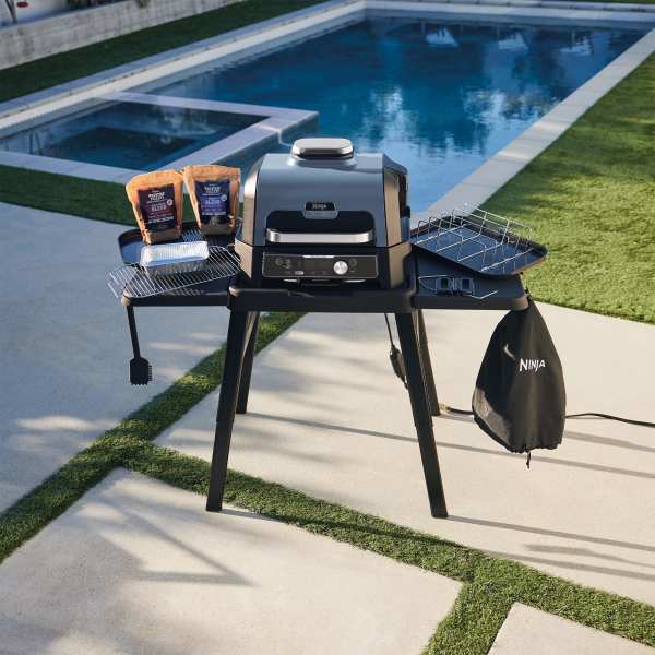 Ninja Woodfire Pro Connect XL Electric BBQ Grill & Smoker OG901EU