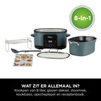 Ninja Foodi 8-in-1 PossibleCooker Digitale Slow- & Multi-cooker [MC1001EU]